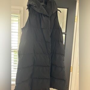 Calia by Carrie Underwood long down puffer vest with hood